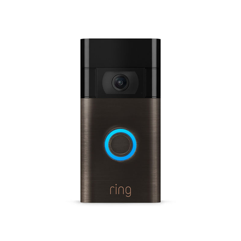 ring video doorbell satin nickel