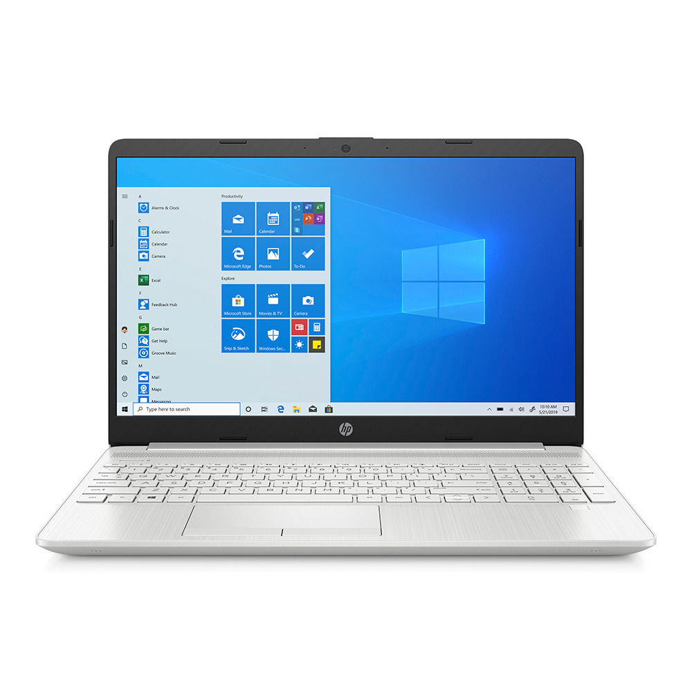 HP 15-dw2003ne Laptop, 15" HD, Intel® Core™ i3 processor, 4GB RAM, 1 TB HDD, Intel UHD Graphics, Windows 10 Home, Silver