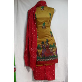 Sartin Bandhej Suit- 1259SM17MOHK Sartin Bandhej Suit- 1259SM17MOHK