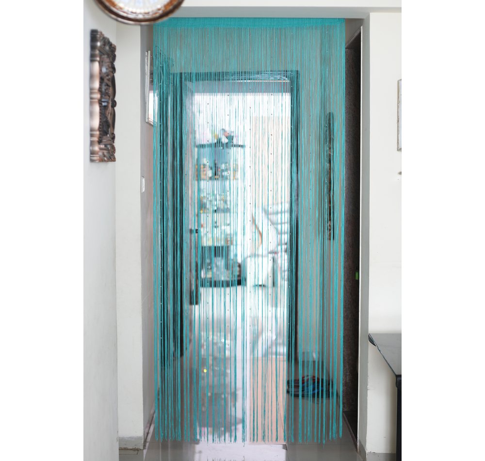 Beads 100 Cm X 229 Thread Door Curtain Home By Nill Beads 100 Cm X 229 Thread Door Curtain Home By Nill Sea Green