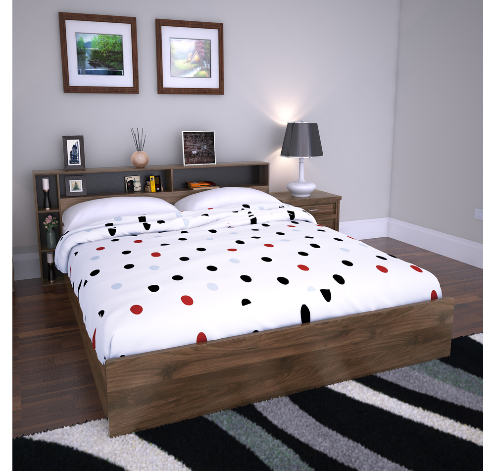 Clifford Queen Bed With Headboard Box Storage Black Online Clifford Queen Bed With Headboard Box Storage Black